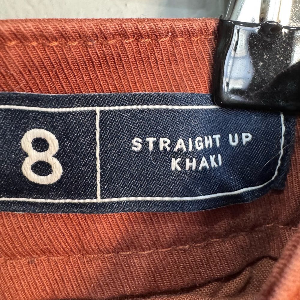 Brown GAP Straight Up Khakis Size 8 Like New - Picture 6 of 6